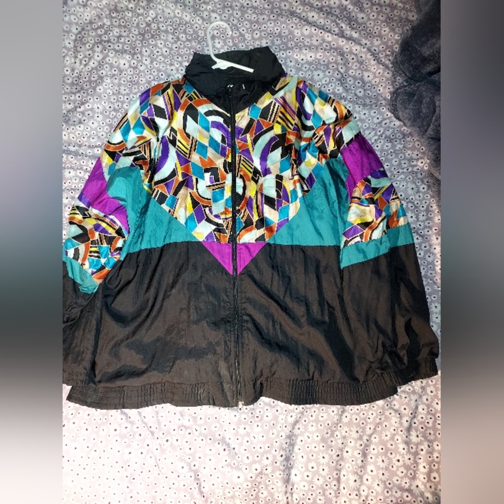 Bocoo colorful vintage windbreaker